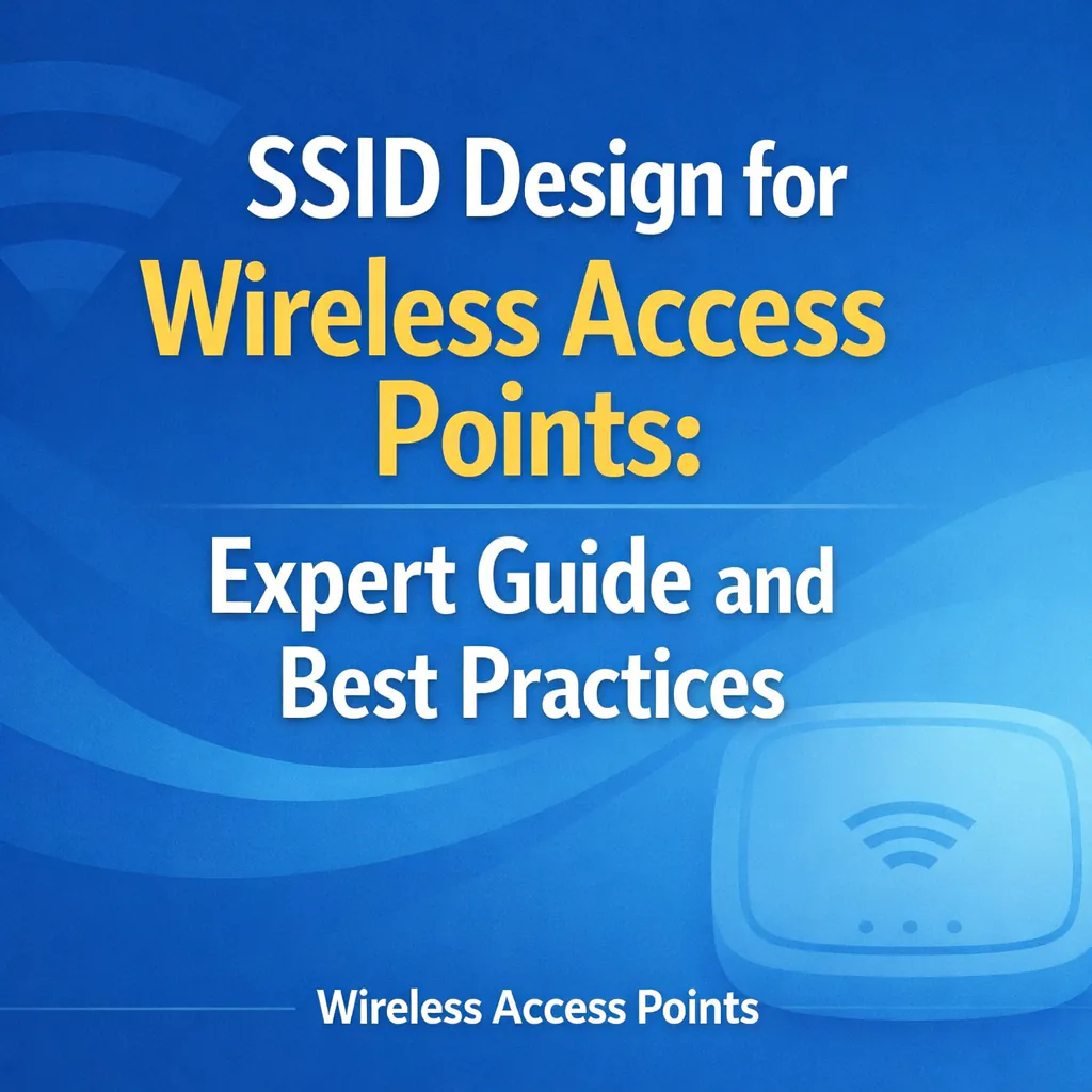 SSID Design for Wireless Access Points: How to Structure Networks for Home and Business